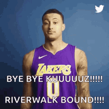 Kyle Kuzma Lakers GIF - Kyle Kuzma Lakers Bye GIFs