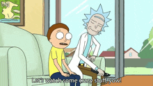 Let'S Watch Some Crazy Stuff Yow Morty Smith GIF