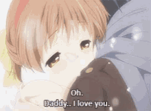 anime clannad ushio sad daddy i love you