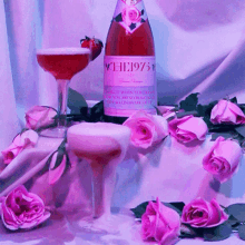 champagne pink champagne champagne and roses