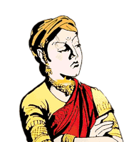 I Refuse Rani Lakshmi Bai Sticker - I Refuse Rani Lakshmi Bai Amar Chitra Katha Stickers