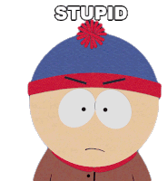 Stupid Stan Marsh Sticker - Stupid Stan Marsh South Park Stickers