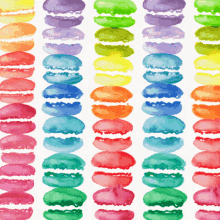 Macarons Rainbow GIF - Macarons Rainbow Colorful GIFs