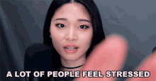 A Lot Of People Feel Stressed Tingting Asmr GIF - A Lot Of People Feel Stressed Tingting Asmr Many People Are Stressed GIFs