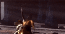a blurred image of a person laying on a keyboard