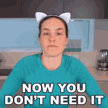 Now You Dont Need It Cristine Raquel Rotenberg GIF - Now You Dont Need It Cristine Raquel Rotenberg Simply Nailogical GIFs