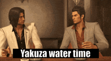 Yakuza Water Time GIF - Yakuza Water Time Joonatan Daily Water Reminder GIFs