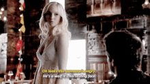 caroline forbes tvd hes a wolf resting face