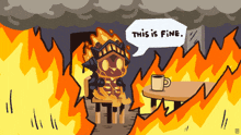 This Is Fine This Is Fine Fox GIF - This Is Fine This Is Fine Fox This Is Fine Fall GIFs