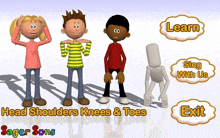 Head Shoulders Knees And Toes Sager Sons GIF - Head Shoulders Knees And Toes Sager Sons GIFs