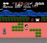 a video game has a timer of 1500 and a life of 0