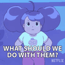 What Should We Do With Them Bee GIF - What Should We Do With Them Bee Bee And Puppycat GIFs