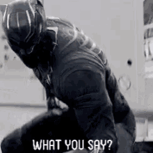 Black Panther What You Say GIF - Black Panther What You Say GIFs