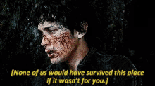 Bellamy Blake None Of Us Would Have Survived GIF - Bellamy Blake None Of Us Would Have Survived Bellarke GIFs