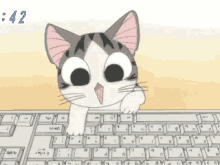 Sorry Im Playing The Piano GIF - Sorry Im Playing The Piano Cute Cat GIFs