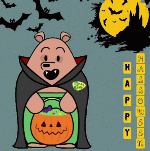 Happy Halloween, happy , halloween , text , bats , glitter , webcore - Free animated  GIF - PicMix