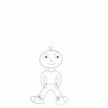 a black and white drawing of a person holding a sword with the word glad written below it