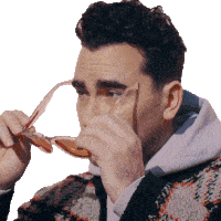 Putting Glasses Dan Levy Sticker - Putting Glasses Dan Levy Bustle Stickers