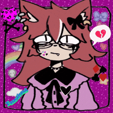 a drawing of a girl with a heart in a speech bubble with the word emotional on it
