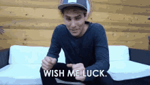Wish Me Luck Goodluck GIF - Wish Me Luck Luck Goodluck GIFs