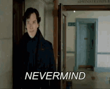 Sherlock GIF - Sherlock Benedict Cumberbatch Nevermind GIFs