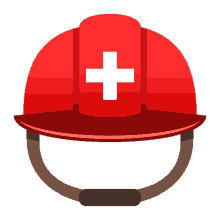 rescue workers helmet people joypixels construction helmet helmet with white cross