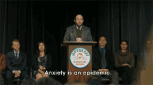 Anxiety Is An Epidemic Mental Health GIF - Anxiety Is An Epidemic Mental Health Awareness GIFs