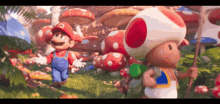 Mario Toad GIF - Mario Toad Mario Movie GIFs