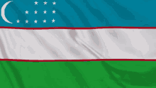 Uzbekistan Flag Gif GIF - Uzbekistan Flag Gif Asia GIFs