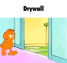 Garfield Drywall GIF - Garfield Drywall GIFs