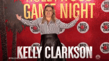 Kelly Clarkson Hollywood Game Night GIF - Kelly Clarkson Hollywood Game Night Red Nose Day GIFs
