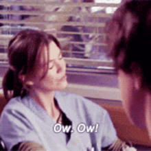 Greys Anatomy Meredith Grey GIF - Greys Anatomy Meredith Grey Ow Ow GIFs