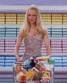 Grocery Shopping The Stepford Wives GIF - Grocery Shopping The Stepford Wives Joanna Eberhart GIFs