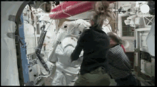 Roughly A Liter And A Half Of Water Leaked Into Italian Astronaut Luca Parmitano'S Spacesuit. GIF