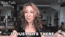 It Just Sits There Janna Levin GIF - It Just Sits There Janna Levin Star Talk GIFs