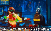 Come On Batman, Let'S Get Groovin'! GIF - Lego Batman Lego Batman Movie Come On Batman GIFs