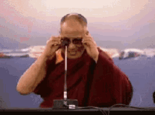 Dalai Lama Laser Eyes GIF - Dalai Lama Laser Eyes Smiling GIFs