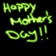 Happy Mothers Day Neon Lights GIF - Happy Mothers Day Neon Lights Text GIFs