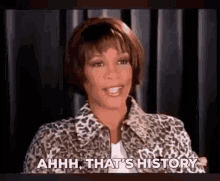 Whitney Houston History GIF - Whitney Houston History Ahh GIFs