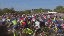 biking triathlon athletic crowded