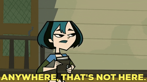 Total Drama Island Gwen GIF - Total drama island Gwen What part of beat it  dont you understand - Discover & Share GIFs