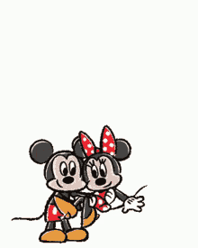 Mickey Mouse Minnie Mouse GIF - Mickey Mouse Minnie Mouse Hearts GIFs