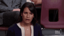 Shocked Glee GIF - Shocked Glee Rachel Berry GIFs