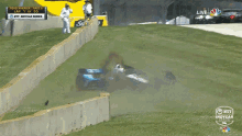 crash motorsports on nbc indycar on nbc accident off road