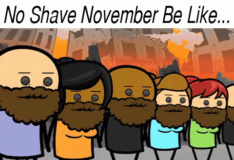 No Shave November GIF - No Shave November November - Discover & Share GIFs