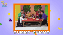 fruit salad yummy yummy the wiggles were all fruit salad song yummy fruit salad tasty mixed fruit