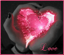 Pink Sparkles Heart Love GIF - Pink Sparkles Heart Love Love Heart GIFs