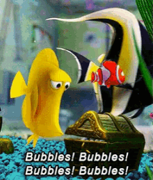 Bubbles Findingnemo GIF - Bubbles Findingnemo Crazy GIFs