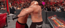 Samoa Joe Brock Lesnar GIF