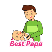 Best Papa Sticker